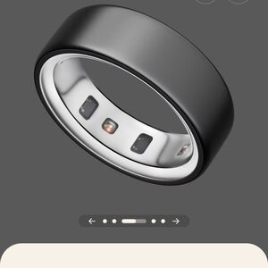 Oura Gem 4 Smart Ring, Stealth Color Size 8